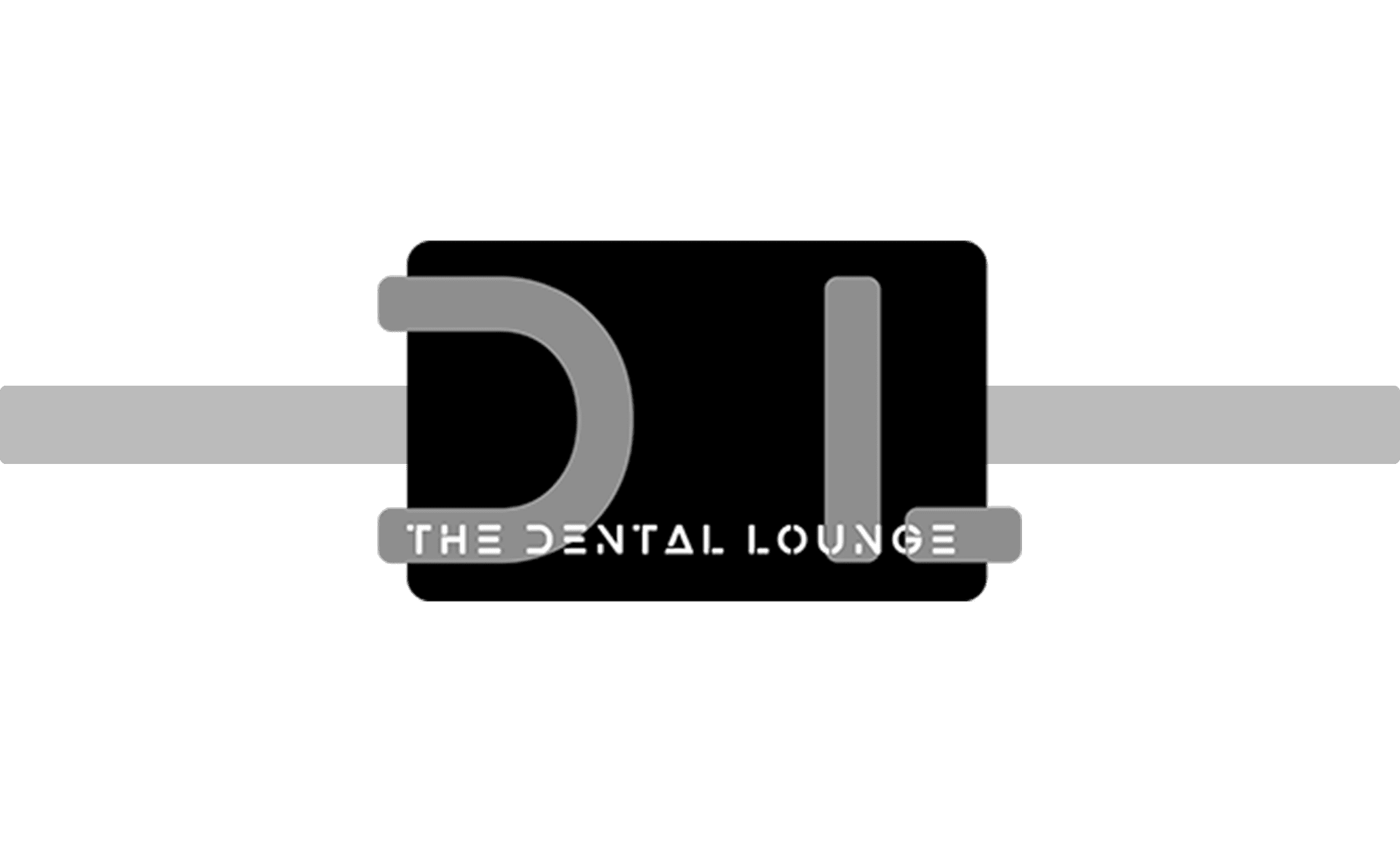 The Dental Lounge logo line through